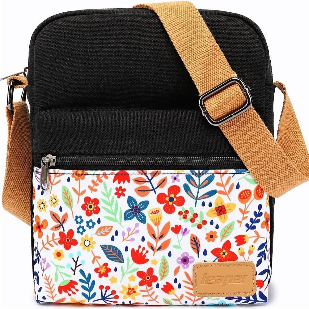 Girls Crossbody Purses Set Canvas 2 Pieces for Kids Teens Women Stylish